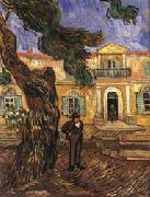 Vincent Van Gogh Tree and Man(in Front of the Asylum of Saint-Paul,St.Remy) China oil painting reproduction